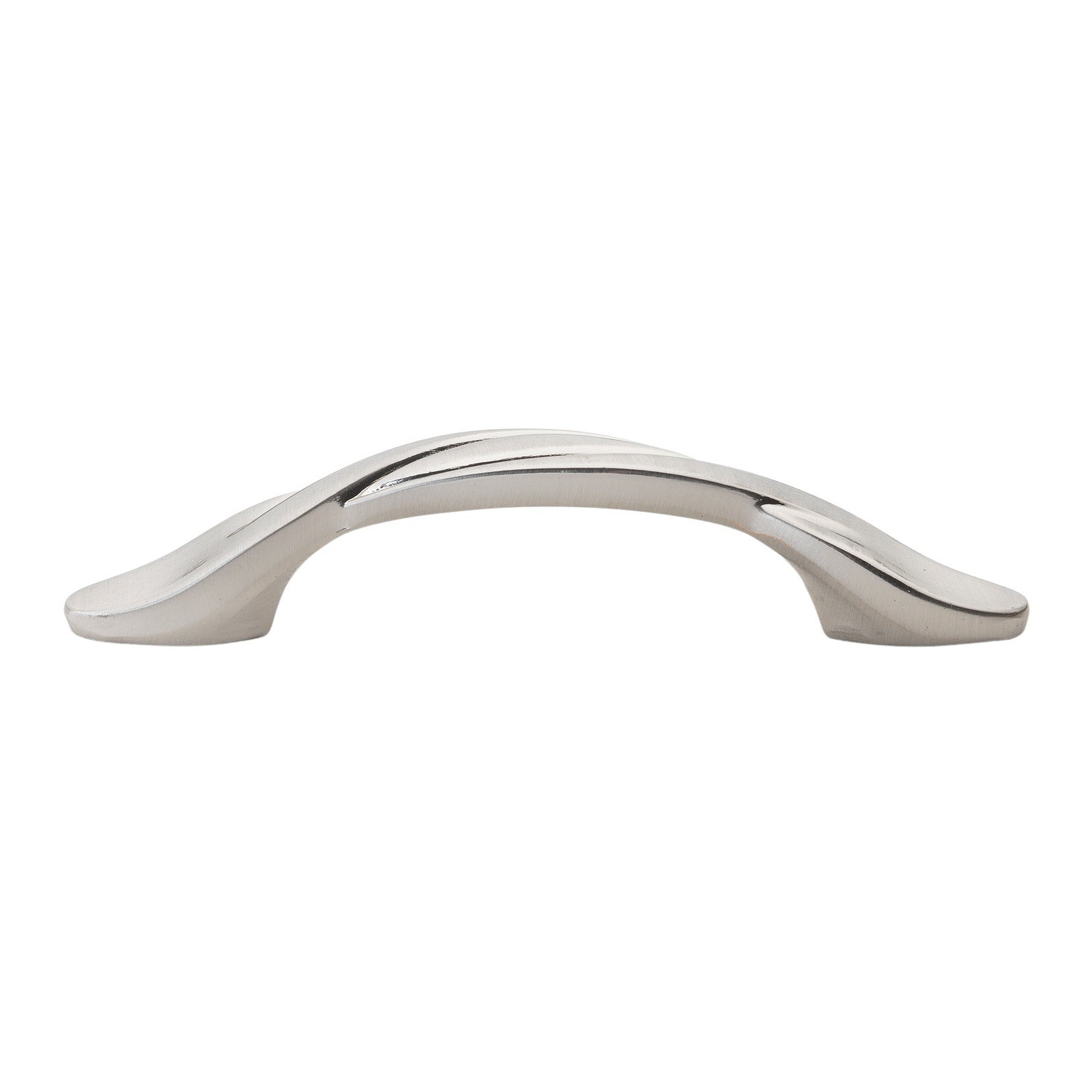 GlideRite Hardware Classic Twisted Pull, Satin Nickel