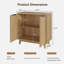 Armoire de rangement multifonctionnelle à 2 portes-922512460-908442933