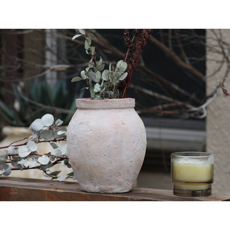 Pot de fleurs Pithos en terre cuite, petit modèle - Intérieur/Extérieur
