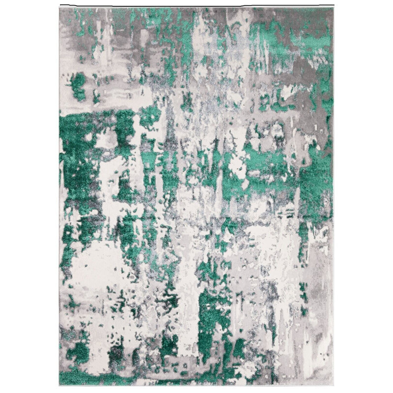 Arquilla Abstract Flatweave Area Rug, Rectangle 60 x 110cm