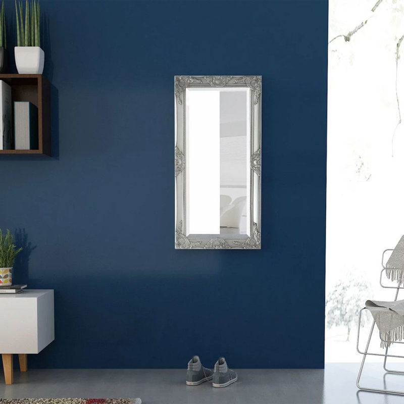 Blanche Full Length Mirror, Silver, 100cm H x 50cm W