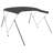 Bimini Top Canvas Cover Canopy with Aluminum Frame Bimini Top for Boat-58260305-65429283