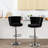 "Luxury Velvet Swivel Bar Stools - Adjustable Height, 360° Rotation & 350 lbs Capacity for Kitchen/Bar-48192511-47654293