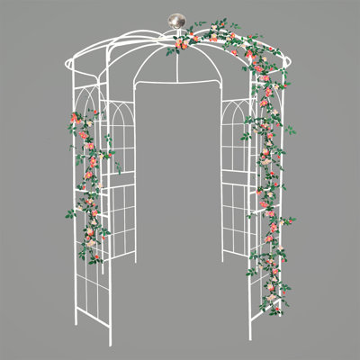 7 pi L 7 pi. Pergola en métal, pavillon de jardin en fer