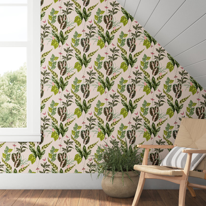 Honaker Wallpaper Roll, Pink