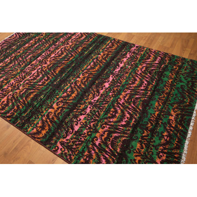 Wool Ikat Indoor Rug