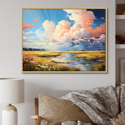 " Sky Infinite Azure In Prairies "