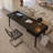 Black Rectangular Solid Wood with 1 drawers desk-1441859853