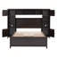 Lit double en bois avec armoire et tablette tout-en-un-850973139