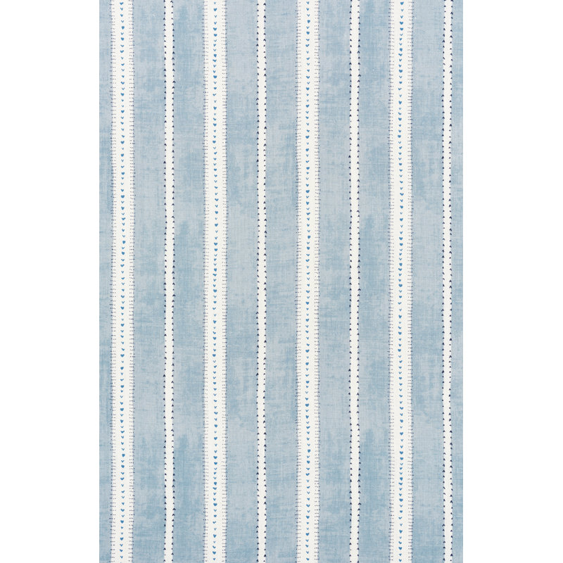 Tissu Amour, Bleu