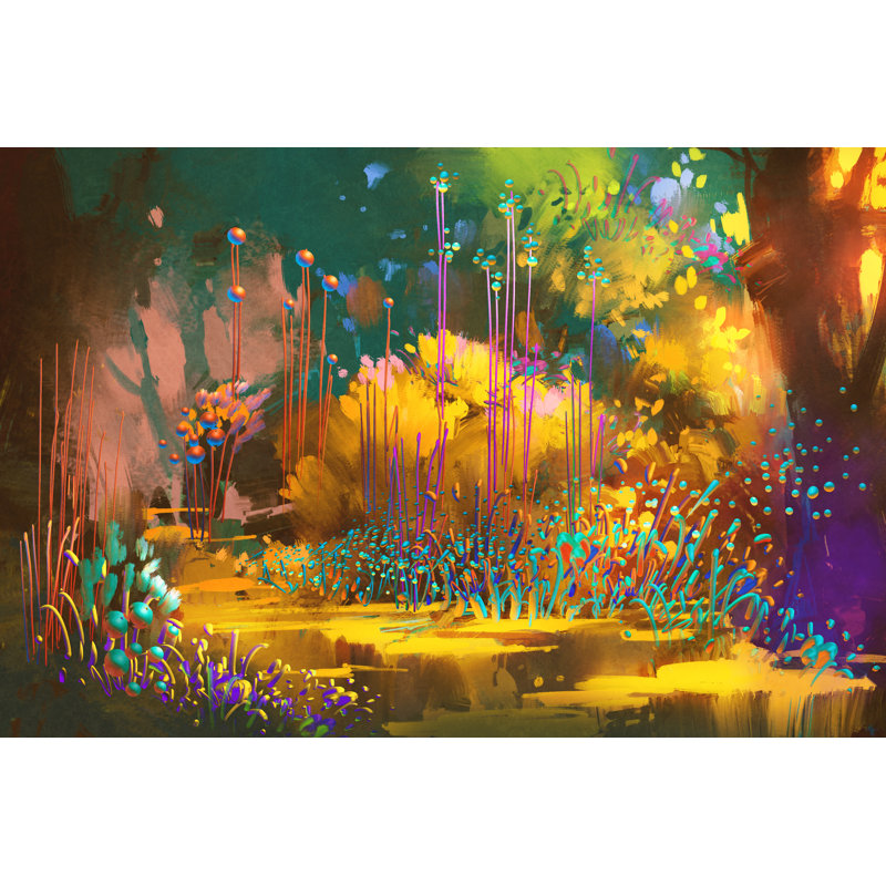 Fantasy Forest by Grandfailure - Wrapped Canvas Painting, 20cm H x 30cm W