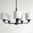 Canfield Five Light Chandelier from Generation Lighting -1218598580-1218598582