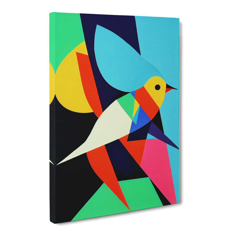 Dove Bird Abstract Vol.4 - Wrapped Canvas, 60cm H x 40cm W x 3cm D