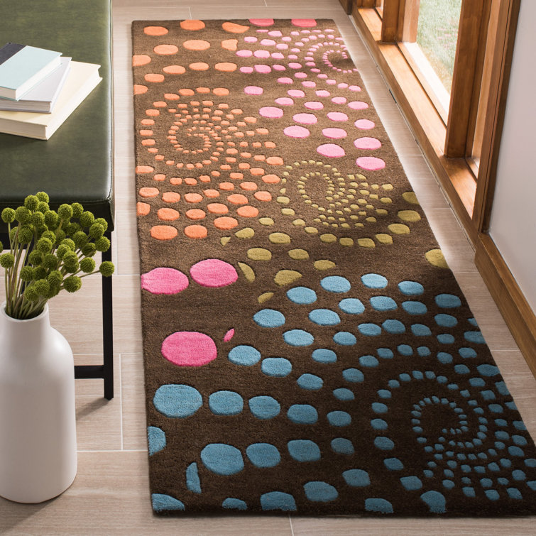 Amier Hand Tufted Wool Abstract Rug
