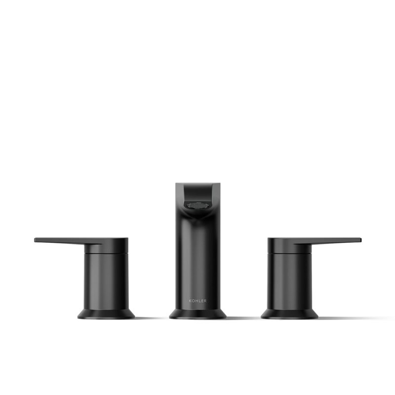 Hint Two-Handle Deck-Mount Bath Faucet Trim, Matte Black