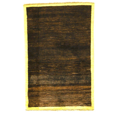 Hand Knotted Wool Area Rug in Multi