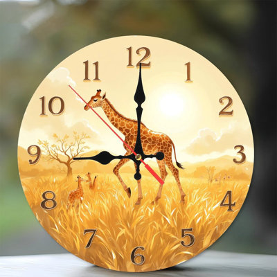 Horloge girafe