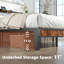 Structure de lit simple en bois