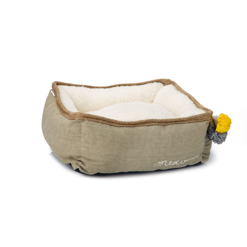 Elland Fleece Bolster Pet Bed