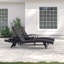Billur Outdoor Chaise Lounge Set with Table-1853940577