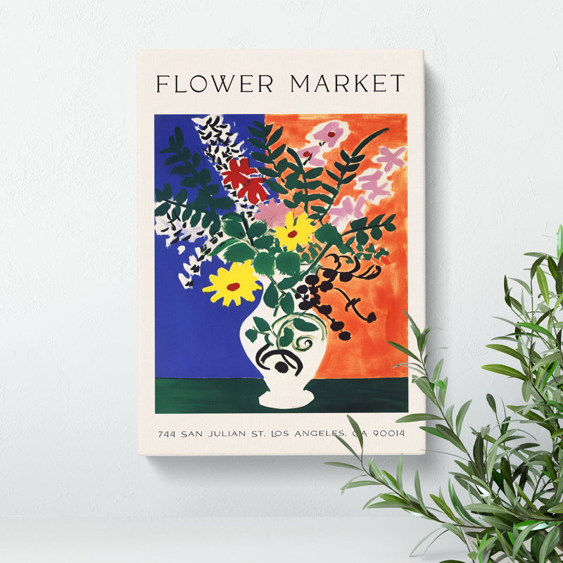 San Julian Flower Market Exhibition No.2 - Wrapped Canvas, 76cm H x 50cm W x 3cm D