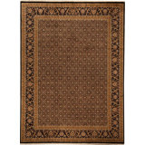 Wool Area Rug in Black
