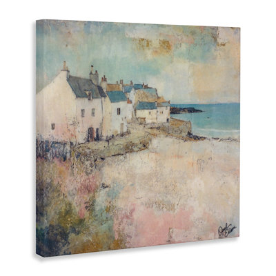 Town Corner Architecture Canvas, design by Opal Edison