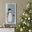 Primitive bonhomme de neige I, toile tendue avec châssis de qualité supérieure - prête à être accrochée-2016025462