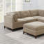 Chenille modulaire en tissu modulaire 6 pièces pour salon et canapé d'angle 3X-1011546459