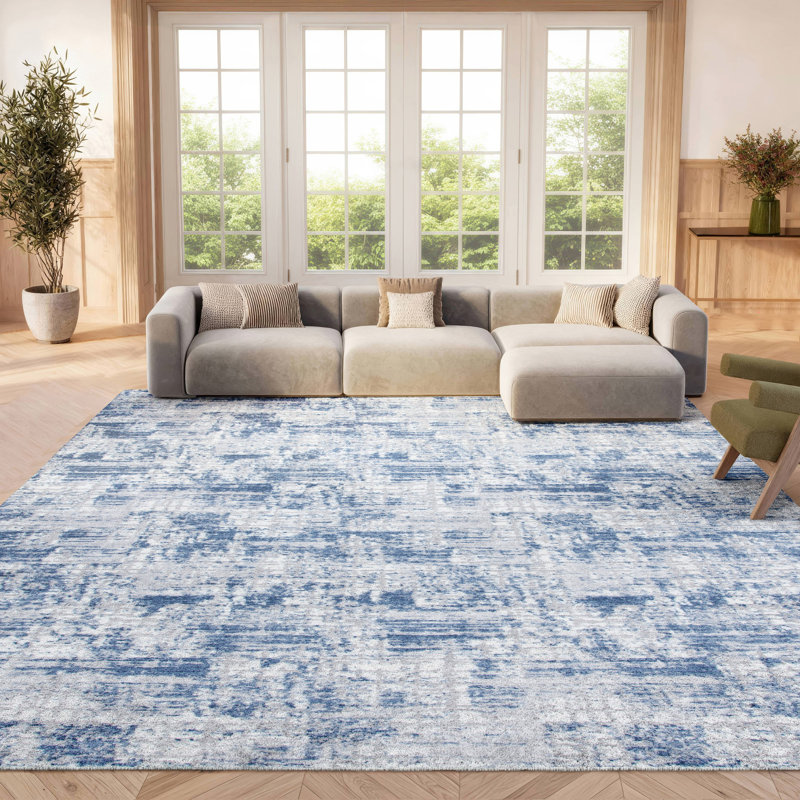Zyaire 700 Performance Abstract Rug, Rectangle 8' x 10'