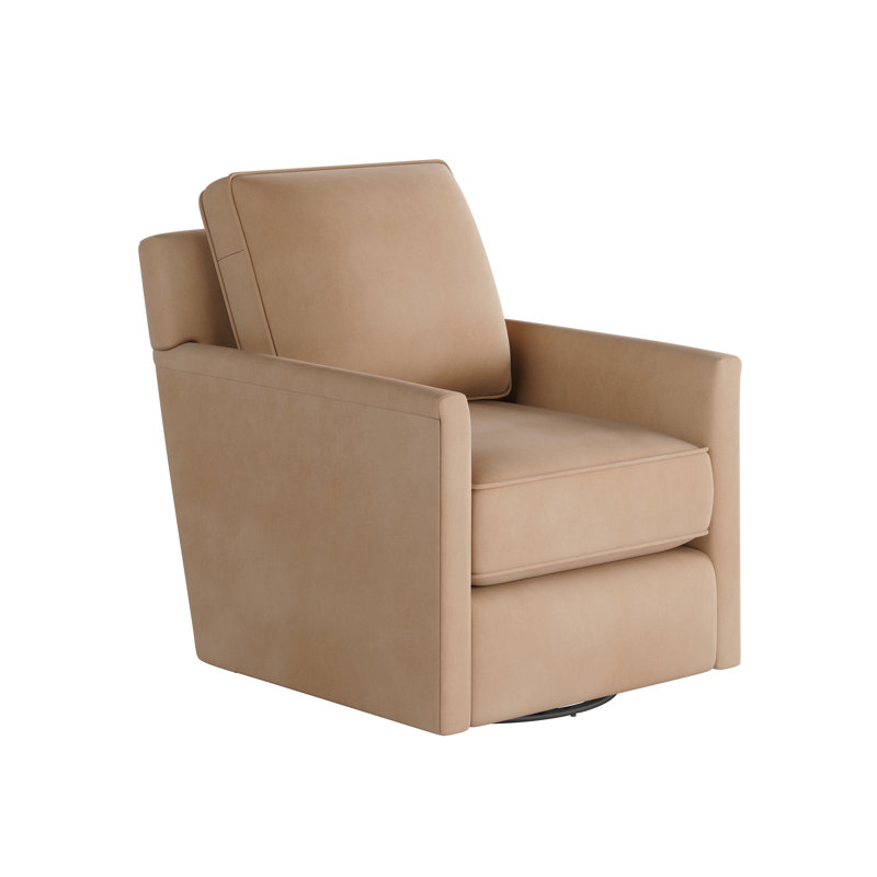 Swivel Glider Armchair, Bella Blush