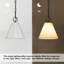 Luminaire suspendu conique à 1 lumière Jeilyn