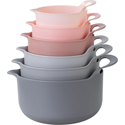 Ensemble de bols à mélanger en plastique 4 pièces