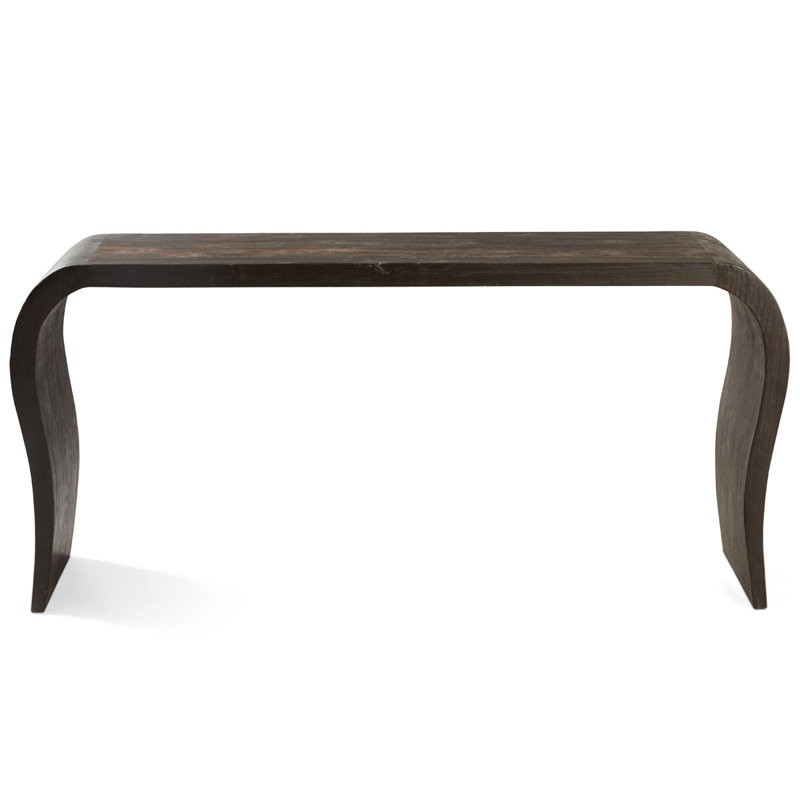 Jixi 160cm Solid Wood Console Table, Brown