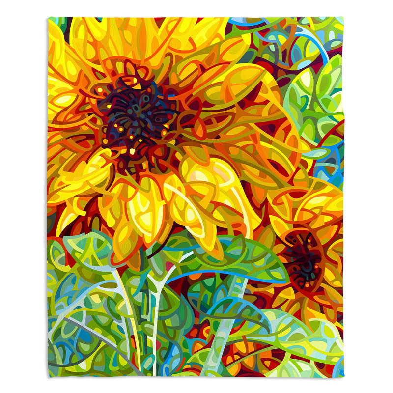  Couverture Summer Garden, 51 po x 60 po