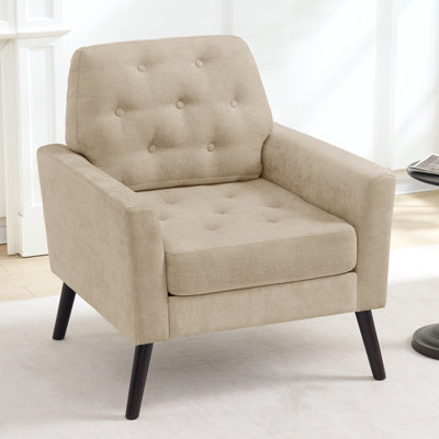 Accent Chair with Button-Tufted Back