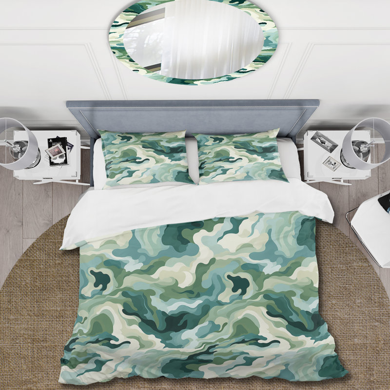 Ensemble de housse de couette Zen Retreat, Housse de couette simple + 1 taie décorative stan