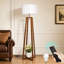 156 H cm Powder Coated Tripod Floor Lamp-864578472