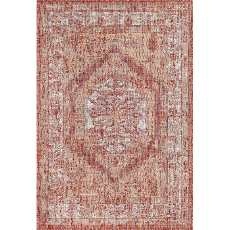Tapis extérieur couleur nil rouille, Rectangle 4 pi x 6 pi
