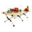 Foldable Outdoor Picnic Table, Wooden Frame Table