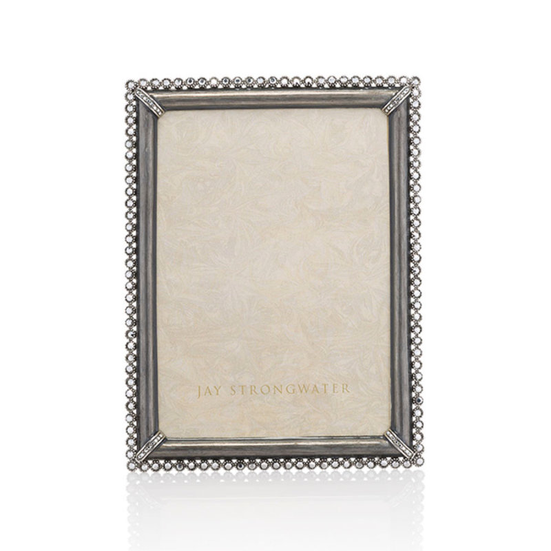 Lucas Metal Picture Frame, Green/Gold, 5" x 7"