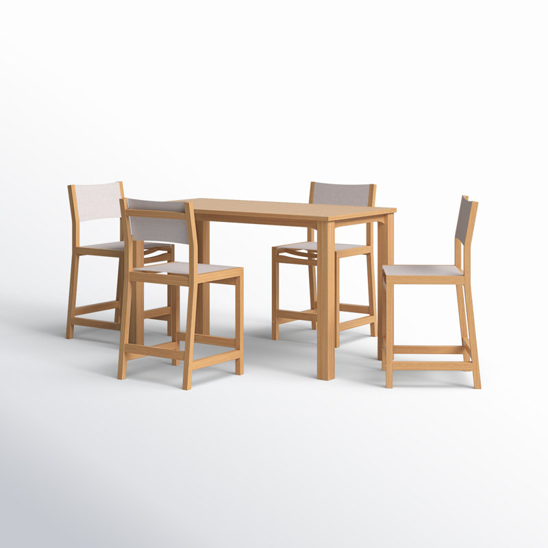 Ensemble repas 5 pièces Trakas Pearl, Blanc