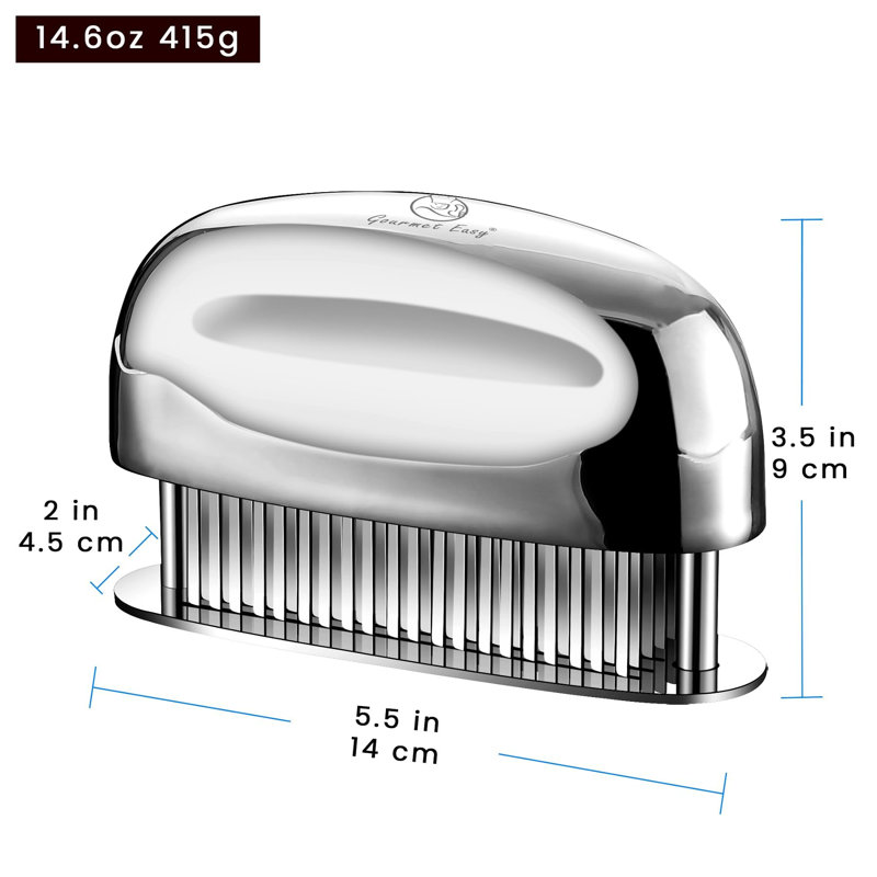 Gourmet Easy 1 Stainless Steel Manual Meat Tenderizer