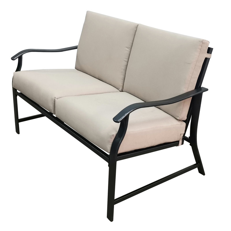 Et table B - Décoration en métal noir pour les espaces de vie avec ameublement, Beige, Noir