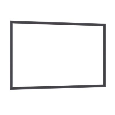 60"X40" Oversized Modern Rectangle Bathroom Mirror With Balck Frame Decorative Large Wall Mirrors