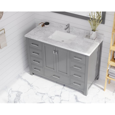 Mariário 48'' Single Bathroom Vanity with Stone Top