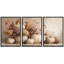 Nature morte florale aux tons neutres de citrouille, tableau pour salle à manger, impression giclée sur toile encadrée en 2 pièces - 40,6 x 61 cm (16 x 24 pouces)-133404754-133404759
