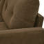 65" Nubby Upholstery Fabric Square Arm Loveseat-156967504