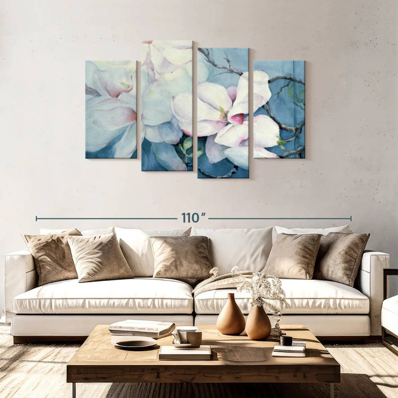 Harnek Magnolia Soulangeana horizontal, H 48 po x l 75 po