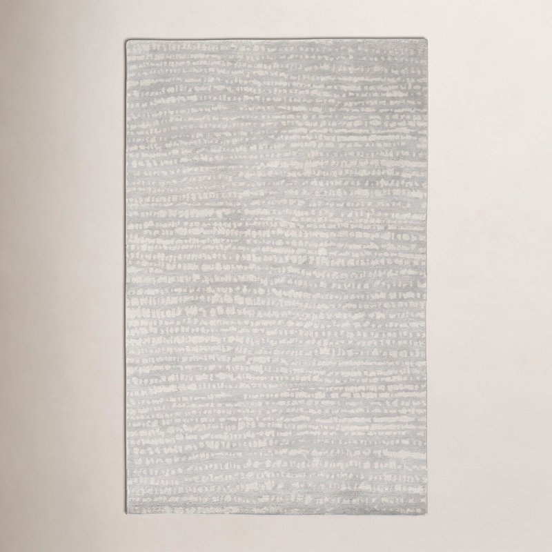 Shepherd Hand Knotted Wool Rug, Oatmeal, Rectangle 3' x 5'